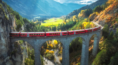 İsviçre'nin En Güzel Tren Rotaları